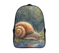 CUBSKRIRB Cute Snail Backpack for School Bags Kids School Bag,bags for Kids Bookbag for Elementary,Children's Backpacks 40x28x16cm