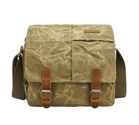 Cubstone SLR Cameras Case, Waterproof Shockproof DSLR Camera Single Bag,Adjustable Shoulder Strap and Removable Dividers Compatible with Sony,Canon,Samsung,Fuji,Panasonic,Casio,Nikon(Earth Yellow)