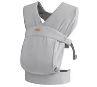 CUBY Baby Carrier Baby Newborn from Birth Ergonomic Baby Carrier The Ideal Choice for Babies 3.5-15 kg The Ideal Gift for Young Parents to Relieve Stress (Light Grey)