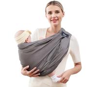 CUBY Baby Sling Carrier, Portable Baby Essentials for Newborn Natural Cotton Adjustable Baby Carriers Sling Comfortable Easy Wearing Nursing for Infant Toddler Wrap Sling for Newborn 0-24 Months