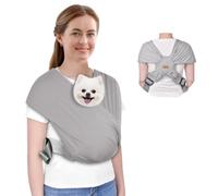 CUBY Dog Carrier Bag, Wrapped Dog Carry Bag, Forward Facing Backpack Carrier Shoulder to Reduce Back Pain, Hands-Free and Adjustable Puppy Sling 10 lbs