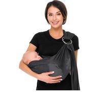 CUBY Summer Baby Sling Carrier, Wrap Baby Carriers from Newborn, Mesh Ring Quick Dry Fabric Breastfeeding Cover Toddler Carrier Breathable Adjustable Easy Carry Soft Baby Sling for Walking Swimming