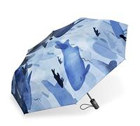 CUBY UV Sun Umbrella Compact Folding Travel Umbrella Auto Open and Close for Windproof, Rainproof & 99.9% UV Protection Parasol with Black Anti-UV Coating