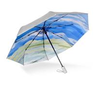 CUBY UV Sun Umbrella Compact Folding Travel Umbrella Auto Open and Close for Windproof, Rainproof & 99.9% UV Protection Parasol with Black Anti-UV Coating
