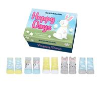Cucamelon Baby Hoppy Days Sock Gift, Multi, One Size
