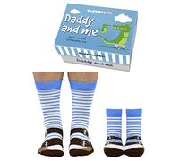 Cucamelon Daddy And Me Matching Sandal Socks 1 Pair UK 6-11 & 1 Pair UK 2-4 Years. Fathers and Son Matching Socks.