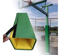 CucCe Basketball Pole Padding Basketball Hoop Post Protector, Full-Enclosure Square Post Protector, 180 Cm Tall, Suitable For Garages And Sports Fields(Green,180 * 10cm/70.9 * 3.9in)
