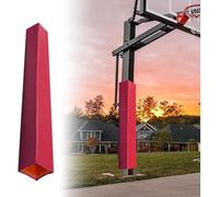 CucCe Basketball Pole Padding Basketball Pole Padding，All-Weather Waterproof Protective Wrap for Garage Playground Safety(Red,4"x4"(10x10cm))