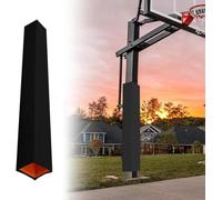 CucCe Basketball Pole Padding Basketball Pole Padding，All-Weather Waterproof Protective Wrap for Garage Playground Safety(Schwarz,6"x6"(15x15cm))