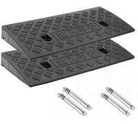 CucCe Driveway Kerb Ramp Portable plastic ramp for driveways, facilitating wheelchair, bicycle, scooter and vehicle access over thresholds(50 * 22 * 5cm)