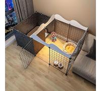 CucCe Large Cats Enclosure Cat Cage Playpen, Indoor Cat Kennels Cat Enclosure Dog Crates Ferret Cage Dog Crates Pet Cages for Cats Easy to Clean