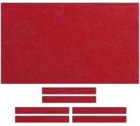 CucCe Professional Pool Table Felt Pool Table Cloth, 3 Colors Available, Replacement Felt Accessories for Home, Club, and Bar Use(Red)