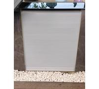 CucCe Retractable Cabinet Door Concertina Door，Sliding Tambour Cabinet Door Replacement，Pull Down Pleated Custom Size Retractable Wardrobe Screen(40x60cm/16x24in)