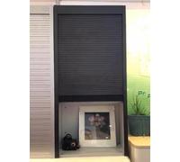 CucCe Retractable Cabinet Door Concertina Door Sliding Tambour Door Kitchen Cabinet Kit，Replacement Custom Folding Closet Accordion Panel(40x110cm/16x43in)