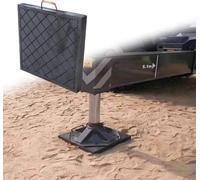 CucCe Stabilising crane outrigger pads Trailer Stabilizer Jack Pads, Rubber Outrigger Pad for the Stability/Balance Feet, Heavy and Solid Floor Jack Rubber Pad leveling mat(16x16x1.2/40x40x3cm)