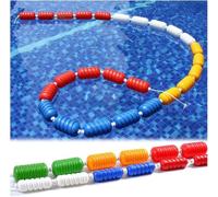 CucCe Swimming Pool Floating Rope Swimming Pool Lane Divider Set Professional Safety Rope And Float Kit For Indoor And Outdoor Pool Competition(6cm,16/52.49FT)
