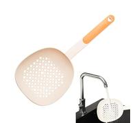 Cucchiai a fessura per cucinare, Cucchiaio a fessura da cucina | Cucchiaio per schiumarola antiscottatura di grande capacità,Cucchiaio colino penzolante con manico lungo per casa, ristorante