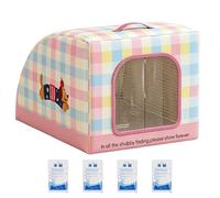 Cuccia Rinfrescante Gatti- Lettto Isolato Portatile Confortevole Con Maniglia | Cuccia Da Interno Canina | Per Randagi Esterno Camera Soggiorno Giardino Cortile Fattoria Patio Balconi