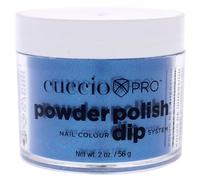 Cuccio Blue with Pink Glitter Dipping Powder 45g
