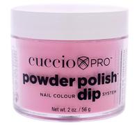 Cuccio Bright Pink with Gold Mica Dipping Powder 45g