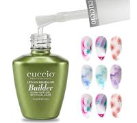 Cuccio Brush-On Builder Gel, 13ml, Clear Hard Gel for Nails, Nail Builder Gel, BIAB, Gel Nail, Gel Polish, LED/UV Curing