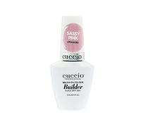 Cuccio Builder Gel for Nails 13ml, Hard Builder Gel for Nail Extensions, Nail Sculpting, Overlay, Nail Strengthening, UV/LED Cure, Professional Salon Use, Sassy Pink