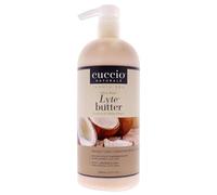 Cuccio Coconut & White Ginger Lyte Lotion, 946ml 32oz, Lightweight Hydrating Body Lotion, Fast Absorbing Non Greasy Body Moisturiser for Dry & Sensitive Skin, Daily Hand & Body Care