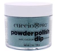 Cuccio Green Glitter with Blue Undertones Dipping Powder 45g