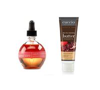 Cuccio Hydration Essentials Kit, 68ml Cuticle Oil & 4oz Butter Tube, Shea Butter, Vitamin E, Nail Repair & Strengthener, Moisturises, Nourishes, Revitalizes Cuticles, Vegan