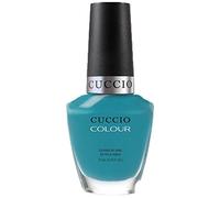 Cuccio Nail Lacquer Polish Grecian Sea Dark Aqua Blue-Green 13ml