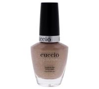 Cuccio Nail Lacquer Polish Los Angeles Luscious Light Brown with Gold Shimmer 13ml