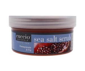 Cuccio Natural Sea Salt with Pomegranate and Fig, Medium Crystals and Fine 553 g