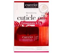 Cuccio Naturale Revitalizing Cuticle Oil Duo Pack Pomegranate & Fig- 68ml and 10ml Roll-on