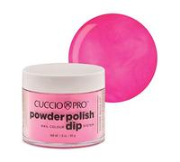 Cuccio Powder Polish - Acrylic Nail Colour Dip System - 45g (1.6oz) Dipping Powder - Bubble Gum Pink