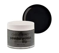 Cuccio Powder Polish - Acrylic Nail Colour Dip System - 45g (1.6oz) Dipping Powder - Midnight Black