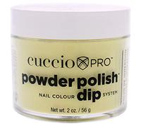 Cuccio Powder Polish Dip 56 g, Sunshine Yellow with Mica