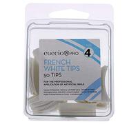 Cuccio Pro - French White Tips - 4 - for Women - Acrylic Nails - 50 Pc