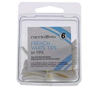 Cuccio Pro - French White Tips - 6 - for Women - Acrylic Nails - 50 Pc