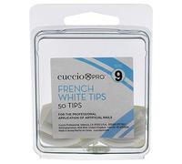 Cuccio Pro - French White Tips - 9 - for Women - Acrylic Nails - 50 Pc