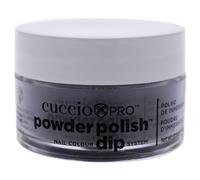 Cuccio - Pro Powder Polish Nail Colour Dip System - Black With Red Glitter - for Women - Nail Powder - 0.5 oz