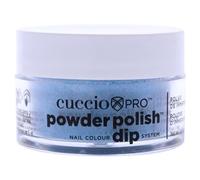 Cuccio - Pro Powder Polish Nail Colour Dip System - Deep Blue Glitter - for Women - Nail Powder - 0.5 oz
