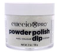 Cuccio - Pro Powder Polish Nail Colour Dip System - Gold Glitter - for Women - Nail Powder - 2 oz