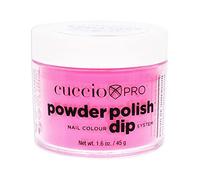 Cuccio - Pro Powder Polish Nail Colour Dip System - Neon Pink Dark - for Women - Nail Powder - 2 oz