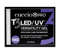 Cuccio Pro - T3 Cool Cure Versatility Gel - Self Leveling Opaque Petal Pink - for Women - Nail Gel - 2 oz