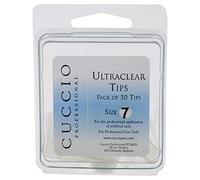 Cuccio Pro - Ultraclear Tips - 7 - for Women - Acrylic Nails - 50 Pc