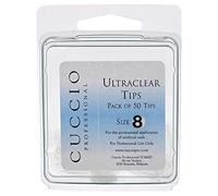 Cuccio Pro - Ultraclear Tips - 8 - for Women - Acrylic Nails - 50 Pc