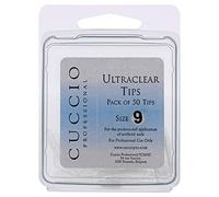 Cuccio Pro - Ultraclear Tips - 9 - for Women - Acrylic Nails - 50 Pc