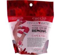 Cuccio Veneer Soak Off Fingermates 10 Caps and 20 Foams Pack White