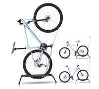 CUCESH Vertical Bike Stand for Indoor Outdoor Freestanding Storage,Upright Bicycle Rack Space Saving Garage Cycle Stand for 20"-27" Mountain Road Child's Bicycles