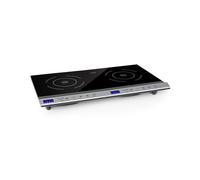 Cucinata 3100W 2 Ring Portable Induction Hob Silver